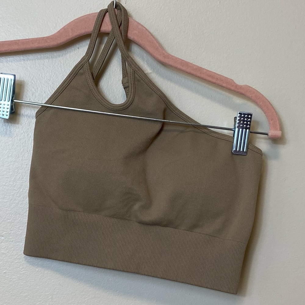 Avocado Coree Cut Bra. Beige. Size XS/S. Padded. NWT.
